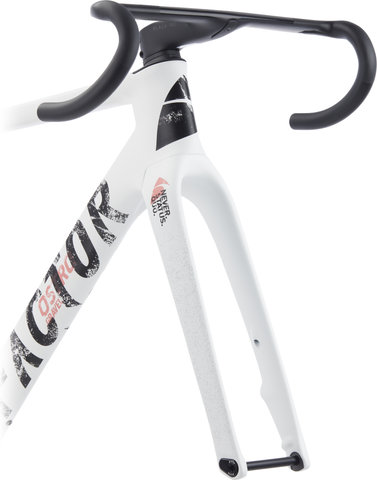 Factor OSTRO Gravel V.A.M. Disc T47a Shimano Kit de cuadro de carbono - white grunge/54 cm, 100 mm x 38 cm, SB 0 mm