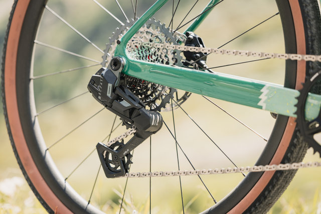 Marin Bikes Headlands 3 Rival AXS XPLR Carbon 28" gravel bike - white-green-dark green | 50 mm | 175,0 mm | 28" | L