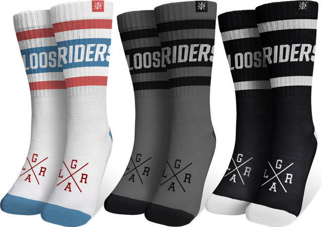 Loose Riders Chaussettes VTT lot de 3 - legacy