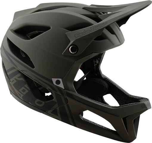 Troy Lee Designs Stage Fullface Helm - stealth caper/57 - 59 cm