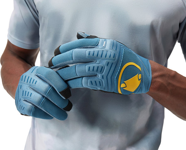 Endura Guantes de dedos completos SingleTrack II - blue steel | M