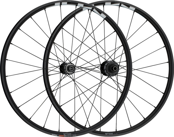 Shimano WH-MT500-CL-B / WH-MT501-CL-B Disc Center Lock 27,5" Laufradsatz - schwarz/Shimano Micro Spline/Boost/148 mm/110 mm/Boost/27,5" (650B)/110 mm/Shimano Micro Spline/110 mm/148 mm