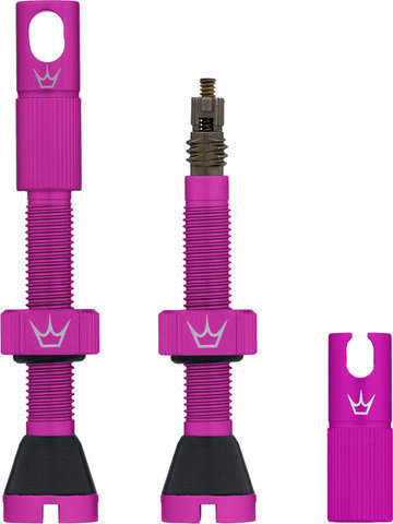 Peaty's Holeshot Fast Flow tubeless valves - punch | Presta Valve (SV) | 42 mm