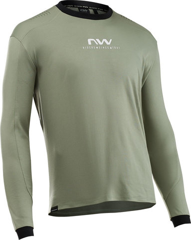 Northwave Sharp L/S Trikot - green-khaki | L