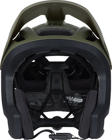 Fox Head Dropframe Pro MIPS Helmet - runn-olive green/55 - 59 cm