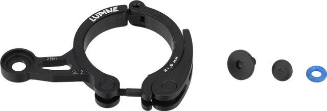 Lupine Soporte de cierre rápido para SL AF - negro/31,8 mm