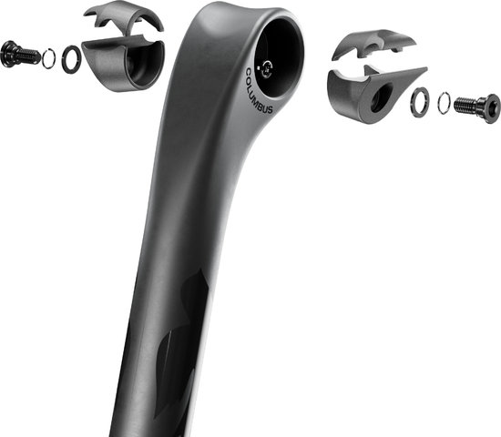 Columbus Tige de selle Trittico carbone - black/350 /31,6 mm/25 