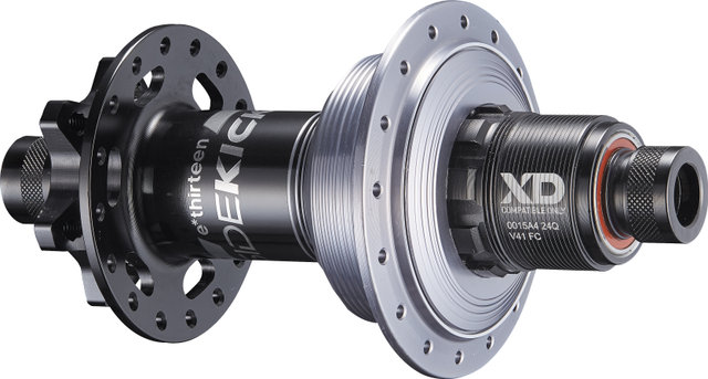 e*thirteen Disco Sidekick de 6 agujeros Super Boost Buje trasero - 32/SRAM XD/black-sterling silver/SRAM XD