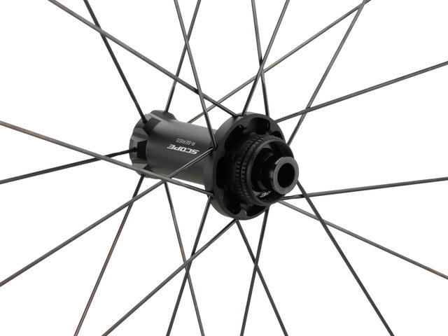 Scope Cycling Juego de ruedas R4.G Disc Center-Lock 28'' - white | 142 mm | 100 mm | Shimano carretera | 28"