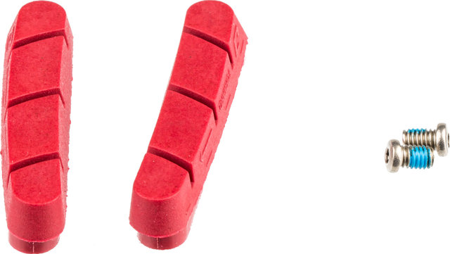 Jagwire Road Pro Wet Brake Pads for Shimano/SRAM - red