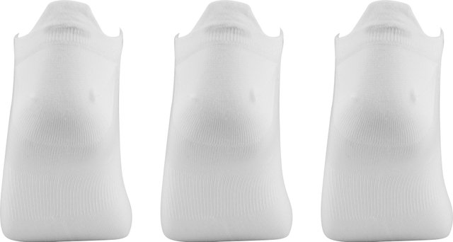 GripGrab Classic No Show Summer Socks 3-Pack - white/41 - 44