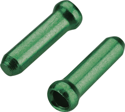Jagwire Embouts pour Câbles de Vitesses et de Frein Crimp - 10 pièces - cash green