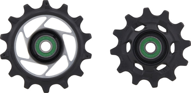 SRAM Set de engranajes de cerámica para desviador Red eTap AXS E1 12 - universal | 12 dientes (rueda guía), 14 dientes (rueda tensora) | 12-speed