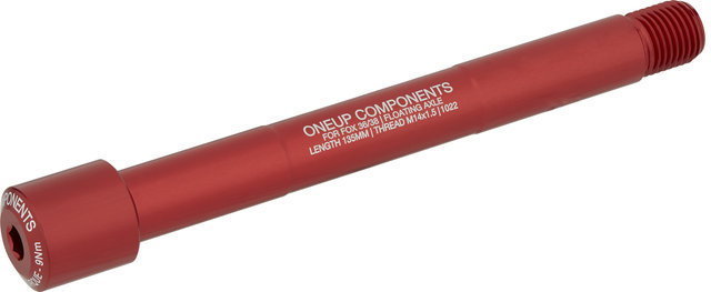 OneUp Components Fox Floating Steckachse VR 15 x 110 mm Boost - red