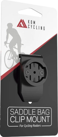 KOM Cycling clip para bolsa de sillín para soporte de luz radar - universal