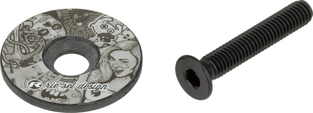 rie:sel stem:cap Top Cap 1 1/8" - 2020 Model - ultra black