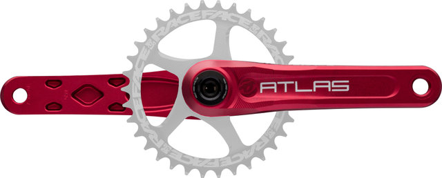Race Face Atlas Cinch Kurbel - red/165,0 mm