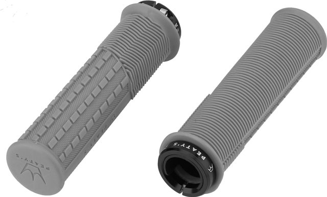 Peaty's Monarch Grips Mushroom Lock-On Handlebar Grips - slate/thick