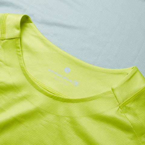 Endura Core Printed L/S Tee Jersey - lime green/M