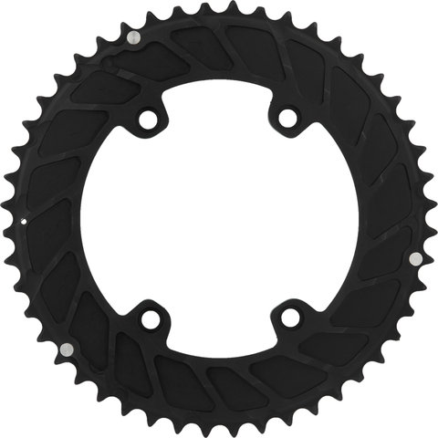 Rotor Plateau Shimano GRX, 4 bras, noQ, BCD 110/80 mm - noir/48 
