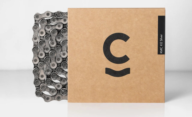 Cyclowax KMC X12 Silver 12-fach gewachste Kette - silver