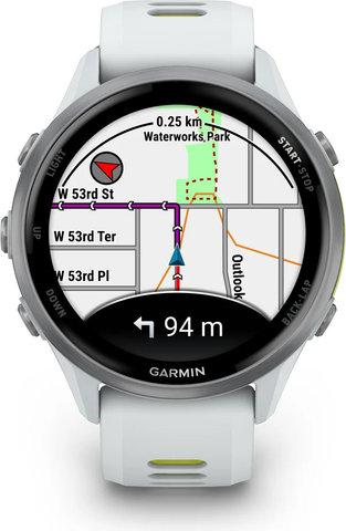Garmin Forerunner® 970 Smartwatch - steinweiß-titanium-steinweiß-hellgrau