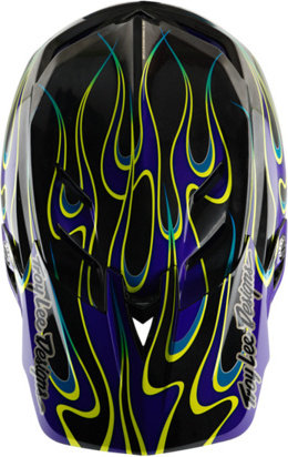 Troy Lee Designs Casque D4 Carbon MIPS - torched black-purple/55 - 56 cm