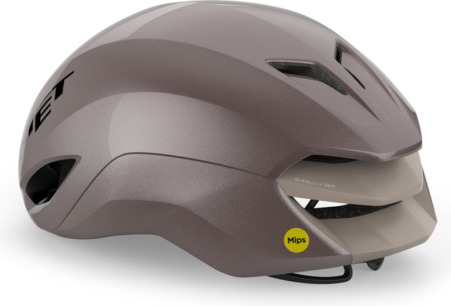 MET Manta 3 road cycling helmet - antler metallic gloss | 52 - 56 cm
