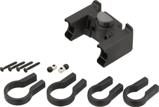 Rixen & Kaul KLICKfix Handlebar Adapter Universal - black-red