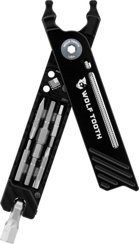 Wolf Tooth Components Pince Combinée 8-Bit Pack Pliers avec Outil Multifonctions - black-gunmetal