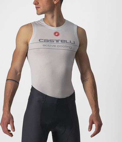 Castelli Camiseta interior Active Cooling Sleeveless - silver gray | M