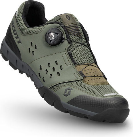Scott Scott All Mountain Crus-r MTB zapatos está hecho para ciclistas que no - fir green-black | 41