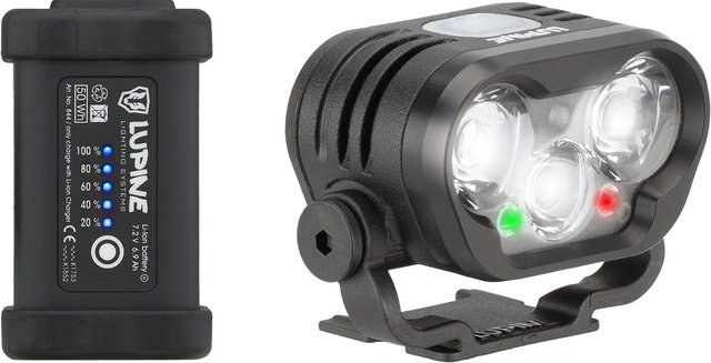 Lupine Luz de casco Blika 7 SC LED - negro/2400