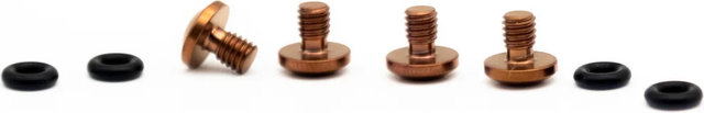 OAK Components Juego de tornillos de titanio para SRAM Bleedport Mineral Oil - copper