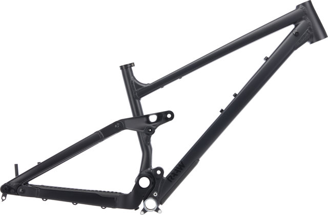 RAAW Mountain Bikes Jibb 29" Frameset w/ Fox Float X2 2POS Factory - matt black | 135 mm | L | 12 mm Thru Axle