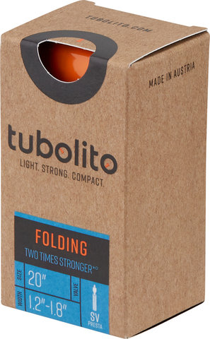 tubolito Cámara de aire Tubo-Folding-Bike 20" - naranja/20 x 1,2-1,8 SV 42 mm