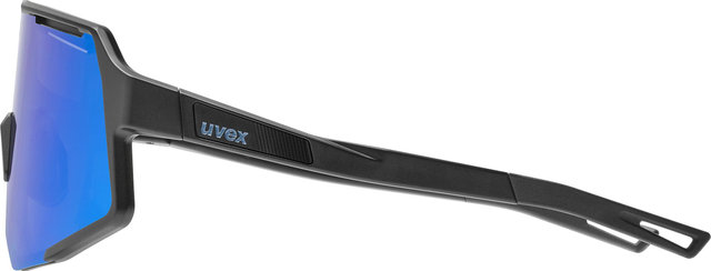 uvex sequenze Brille - black matt | mirror blue