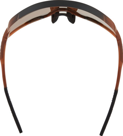 100% Glendale Hiper Sportbrille - matte translucent brown fade/hiper silver mirror