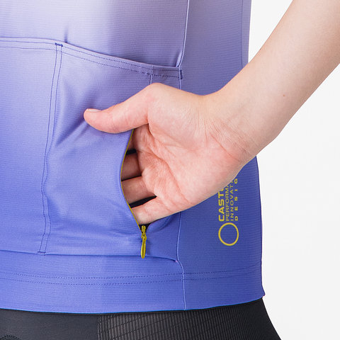 Castelli UPF S/S Trikot Damen - mango mojito ultraviolet | XS