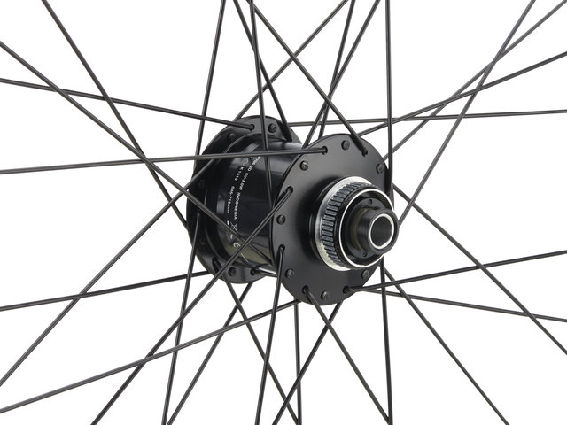 bc basic Urban Deore Center Lock Disc DT Swiss 533D 28" Wheelset - black | 28" set (front 12x100 Dynamo + rear 12x142) Shimano