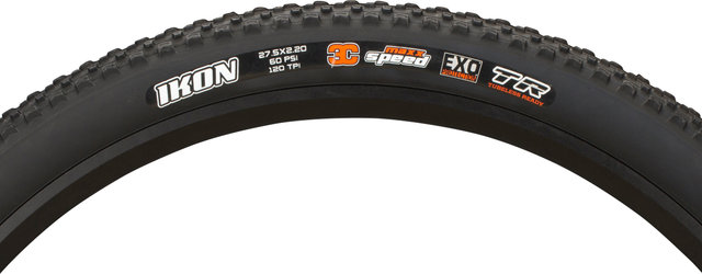 Maxxis Cubierta plegable Ikon 3C MaxxSpeed EXO TR 27,5" - negro/27.5 /56 /56-584/2.2 