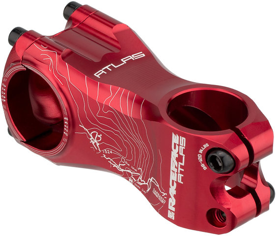 Race Face Potence Atlas 0° 31.8 - rum red/65 mm 0°