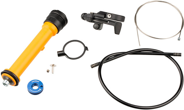 RockShox Lockout Conversion Kit, Right - recon silver/turn key