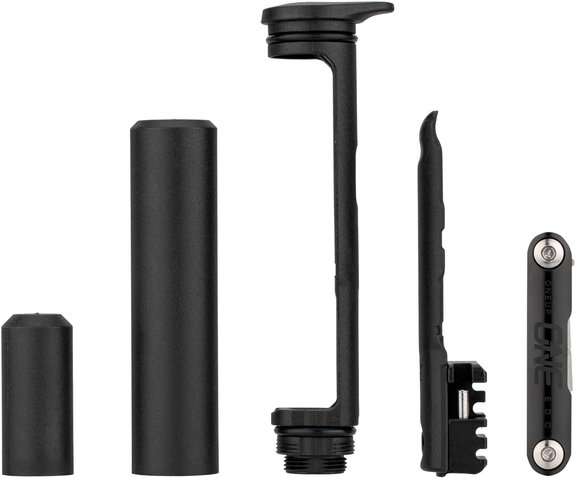 OneUp Components EDC V2 Tool Werkzeugset + EDC Top Cap Steuersatzkappe - black-black/universal