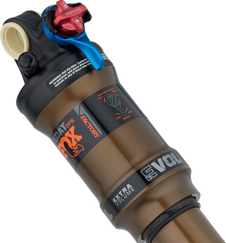 Fox Racing Shox Float DPS EVOL SV 3POS Factory Dämpfer Modell 2022 - black-orange/165 mm x 38 mm