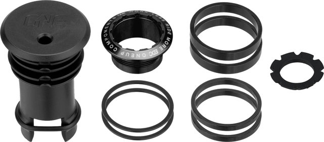 Set de tubo de horquilla EDC V2 Tool System + Kit de montaje + Top Cap - black-black/universal