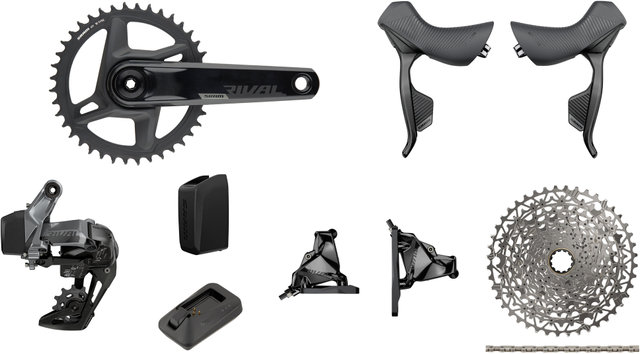 SRAM Groupe Complet Rival 1 Wide XPLR eTap AXS 1x12 vitesses 40 - black/170,0 mm 40 dents, 10-44