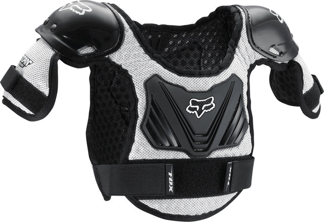 Fox Head Kids Peewee Titan Roost Deflector Protector Shirt - black-silver/M/L