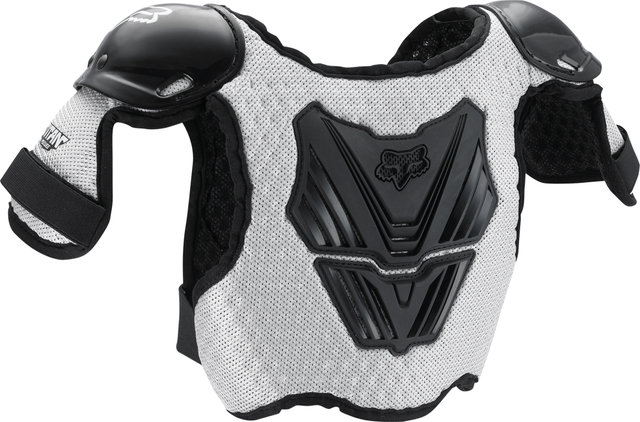 Fox Head Shirt à Protecteurs Kids Peewee Titan Roost Deflector - black-silver/M/L