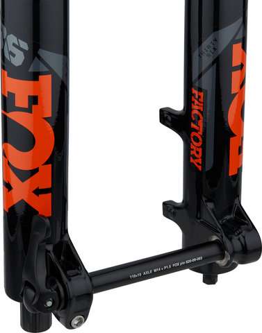 Fox Racing Shox 36 Float 27,5" GRIP2 Factory Boost Federgabel Modell 2022 - shiny black/160 mm / 1.5 tapered / 15 x 110 mm / 44 mm
